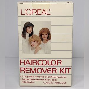 L'Oreal Haircolor Remover Kit Hair Color Stripper Corrector Vintage NOS New